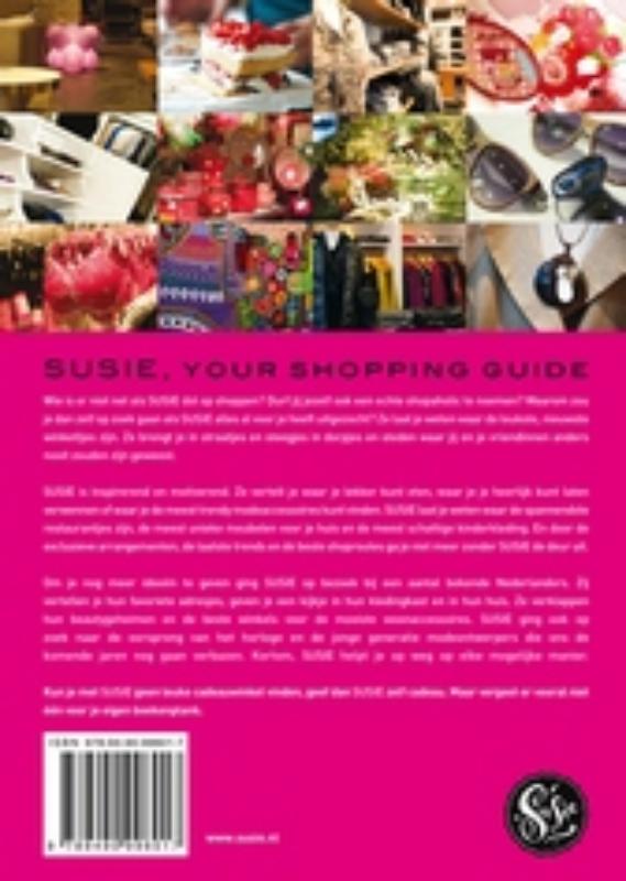 Achterkant van SUSIE, your shopping guide Nederland