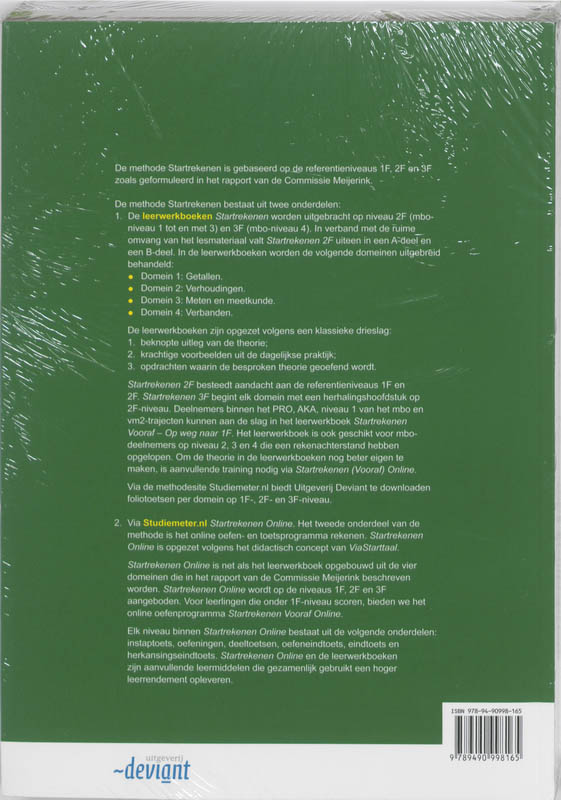 Achterkant van Leerwerkboek A + B