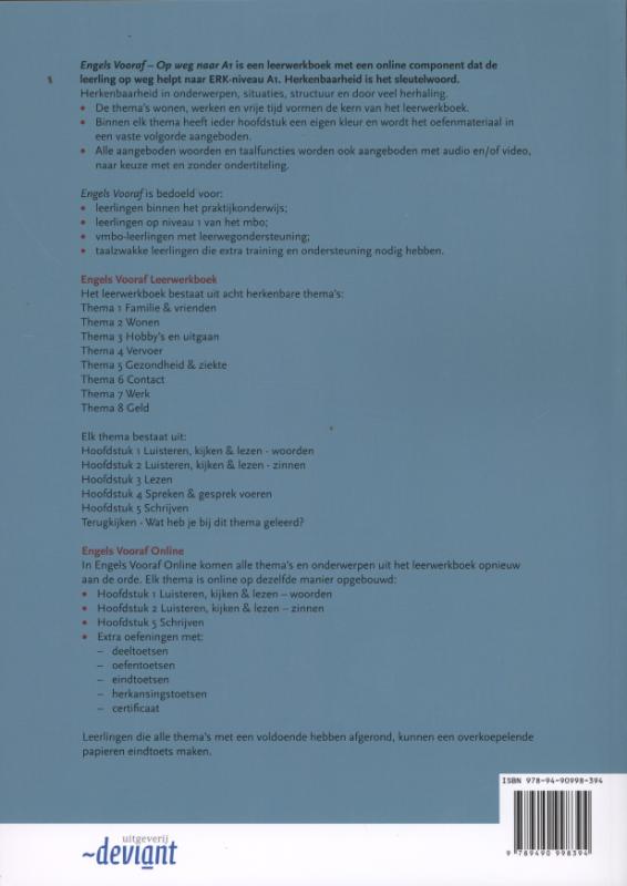 Achterkant van Leerwerkboek