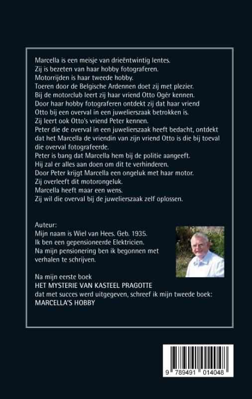 Achterkant van Marcella's hobby