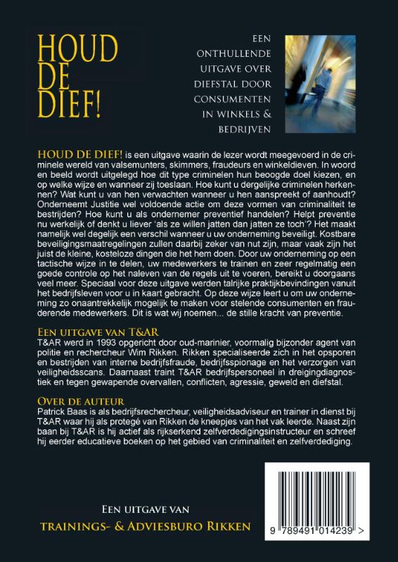 Achterkant van Houdt de dief!