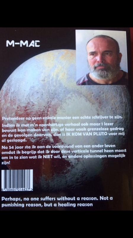 Achterkant van Ik kom van Pluto