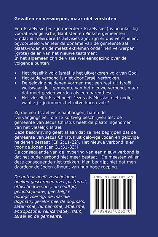 Achterkant van Gevallen en verworpen, maar niet verstoten