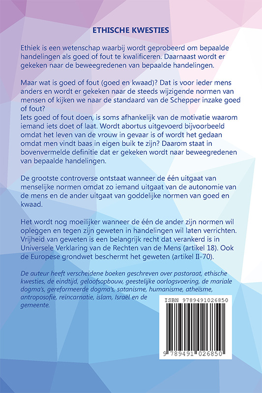 Achterkant van Ethische kwesties