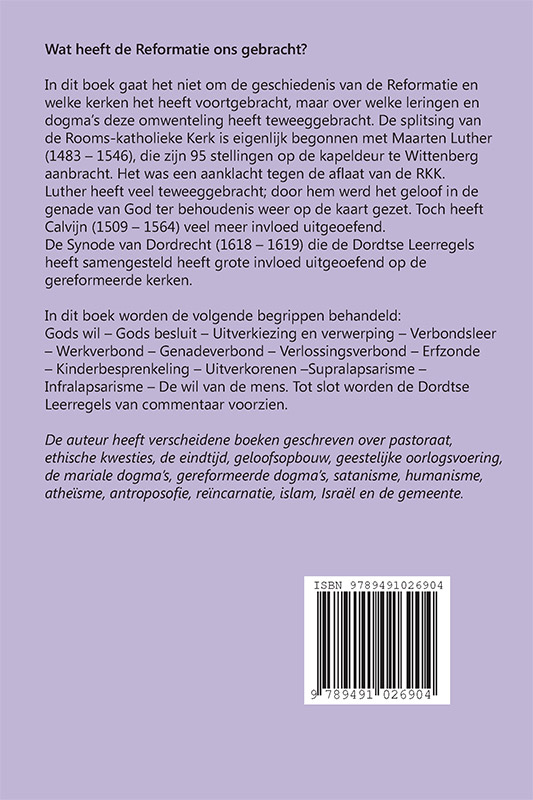 Achterkant van Wat heeft de Reformatie ons gebracht?