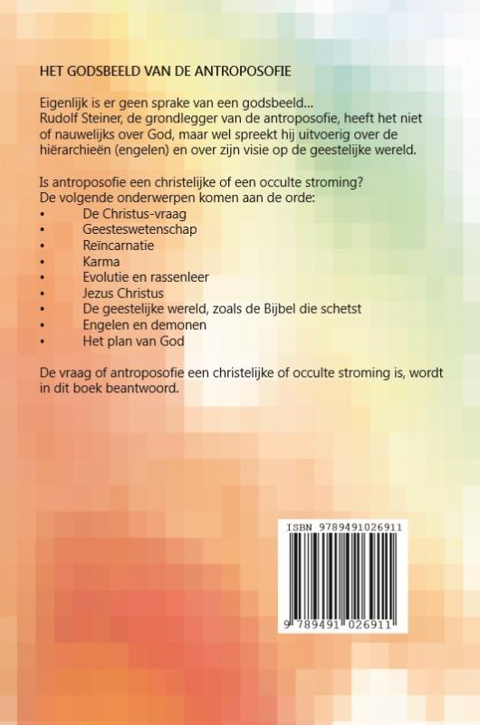 Achterkant van Het godsbeeld van de antroposofie