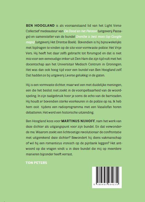 Achterkant van Het wak is gedicht