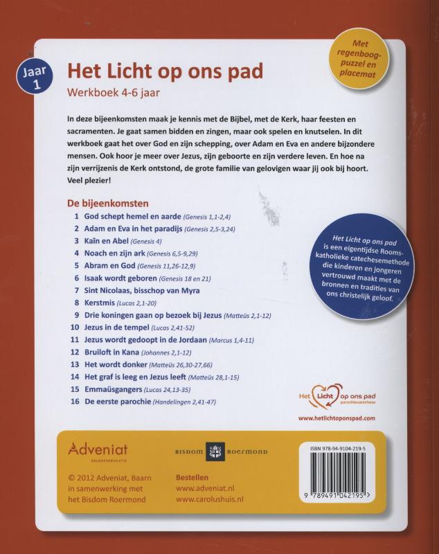 Achterkant van Werkboek 4-6 jaar