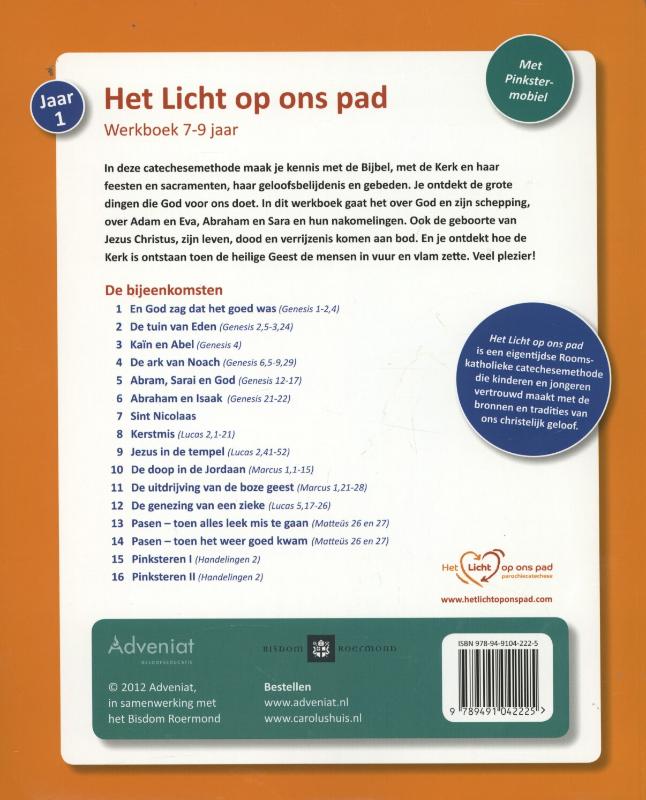 Achterkant van Werkboek 7-9 jaar