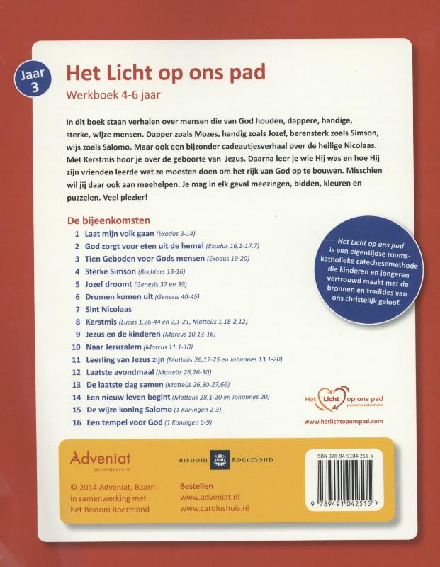 Achterkant van Werkboek 4-6 jarigen