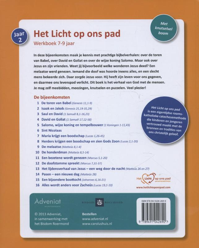 Achterkant van Werkboek 7-9 jaar