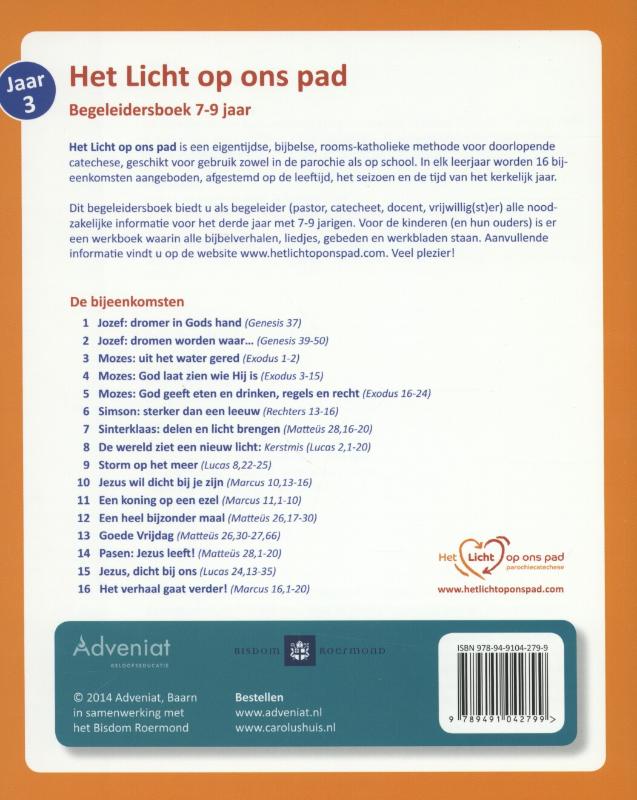 Achterkant van Begeleidersboek