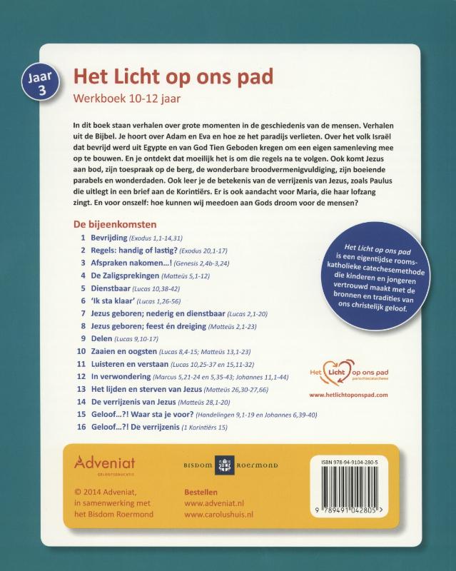 Achterkant van Werkboek 10-12 jaar