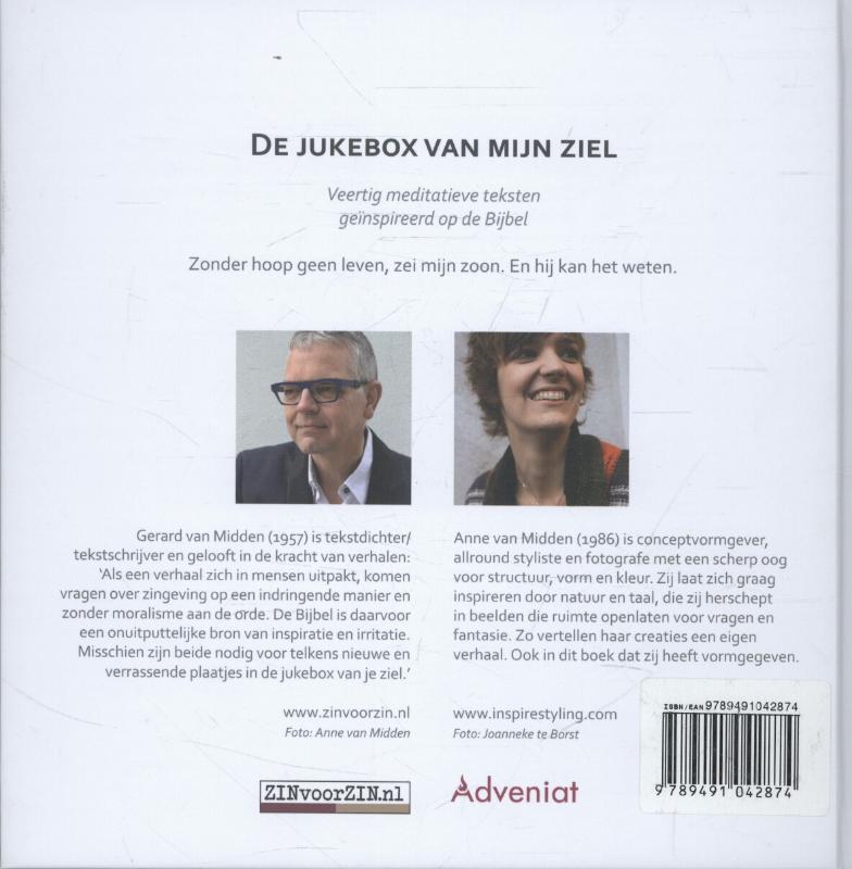 Achterkant van De jukebox van mijn ziel
