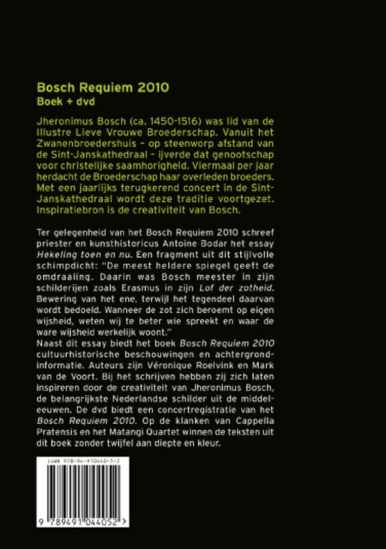 Achterkant van Bosch Requiem 2010