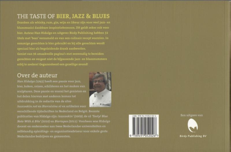 Achterkant van The taste of bier, jazz en blues