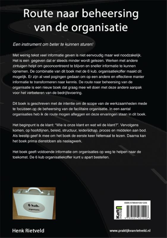 Achterkant van De route naar beheersing van de organisatie