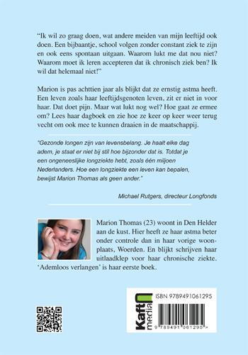 Achterkant van Ademloos verlangen