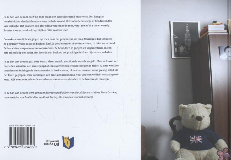 Achterkant van In de ban van de roos