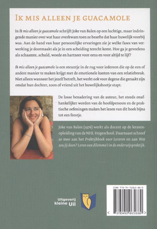 Achterkant van Ik mis alleen je guacamole