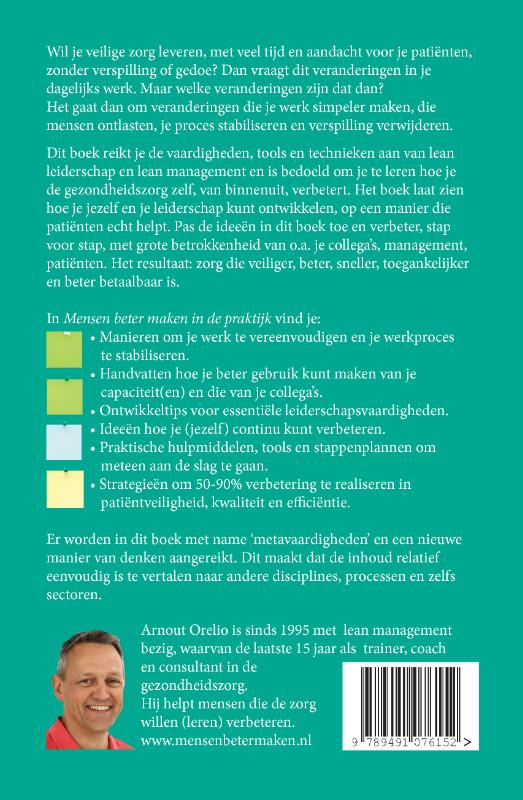 Achterkant van Mensen beter maken in de praktijk