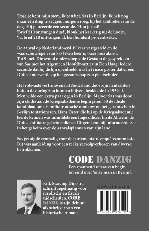 Achterkant van Code Danzig