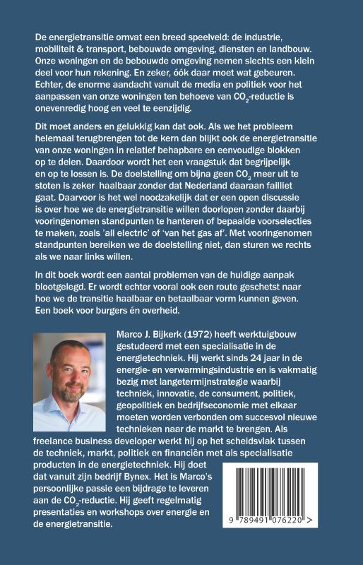 Achterkant van Help de energietransitie
