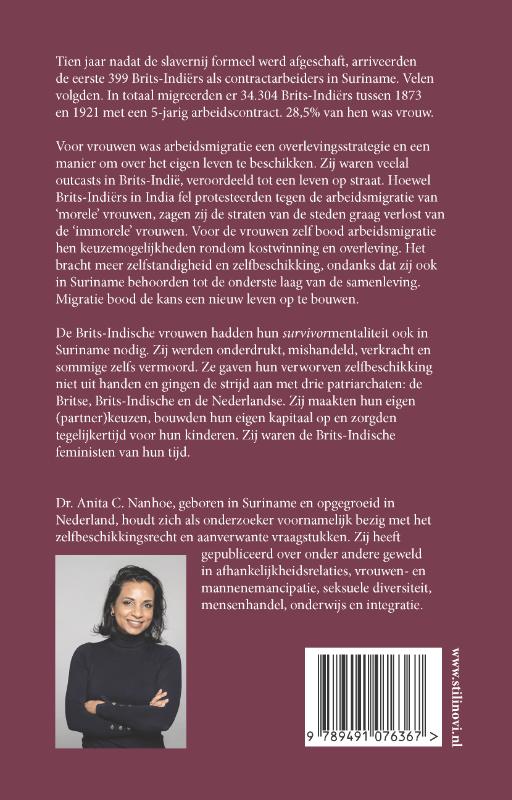 Achterkant van De arbeidsmigratie van Brits-Indische vrouwen na afschaffing van de slavernij