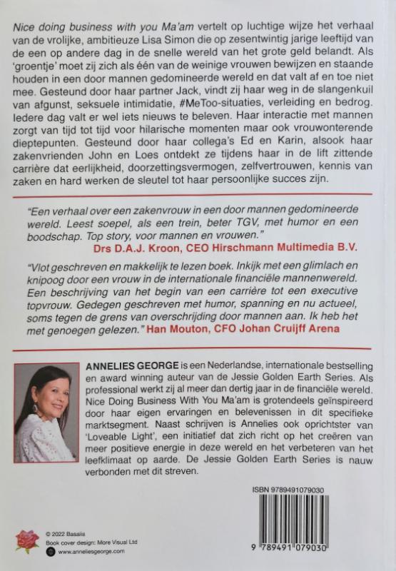 Achterkant van Nice doing business with you Ma'am