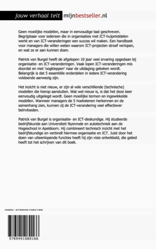 Achterkant van Grip op de zaak