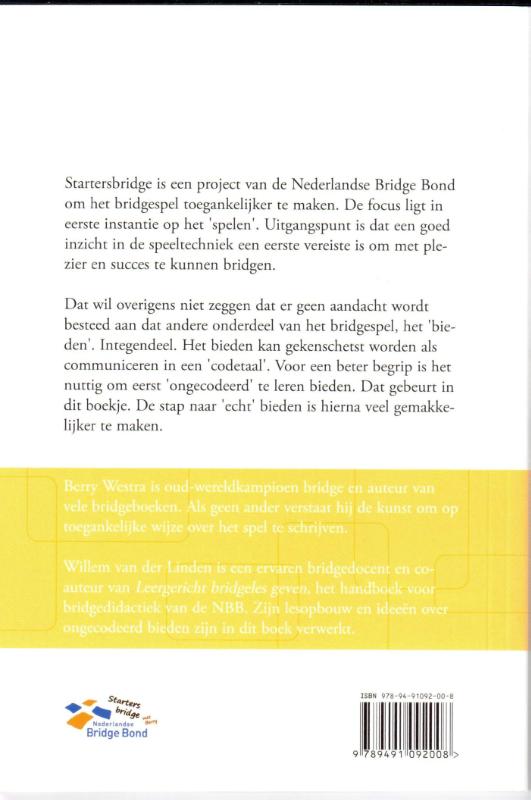 Achterkant van Startersbridge