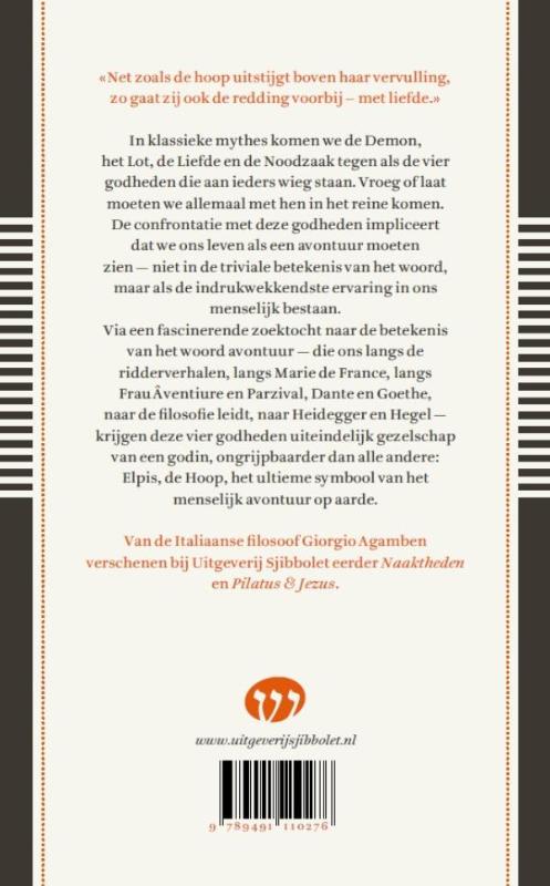 Achterkant van Het avontuur