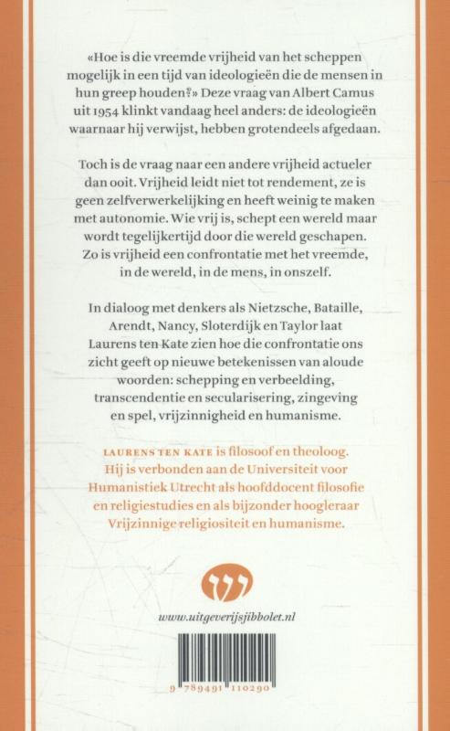 Achterkant van De vreemde vrijheid