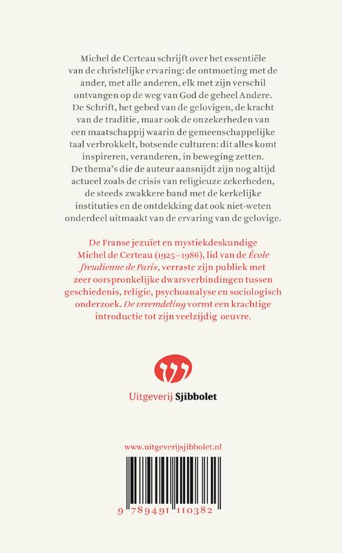 Achterkant van De vreemdeling