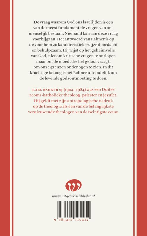 Achterkant van Waarom laat God ons lijden?
