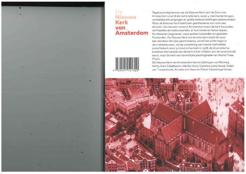 Achterkant van De nieuwe Kerk van Amsterdam