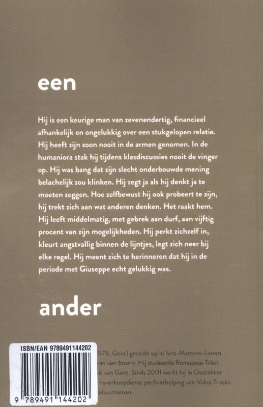 Achterkant van Een ander