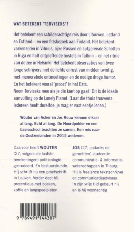 Achterkant van Terviseks