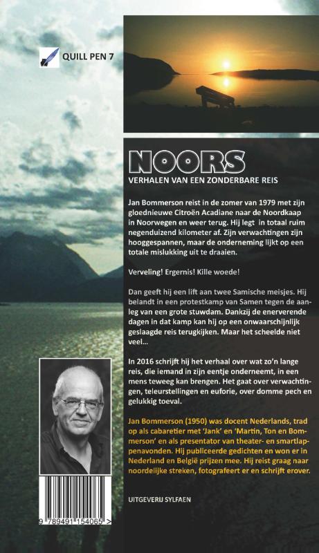 Achterkant van Noors