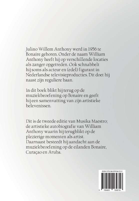 Achterkant van Musika Maestro