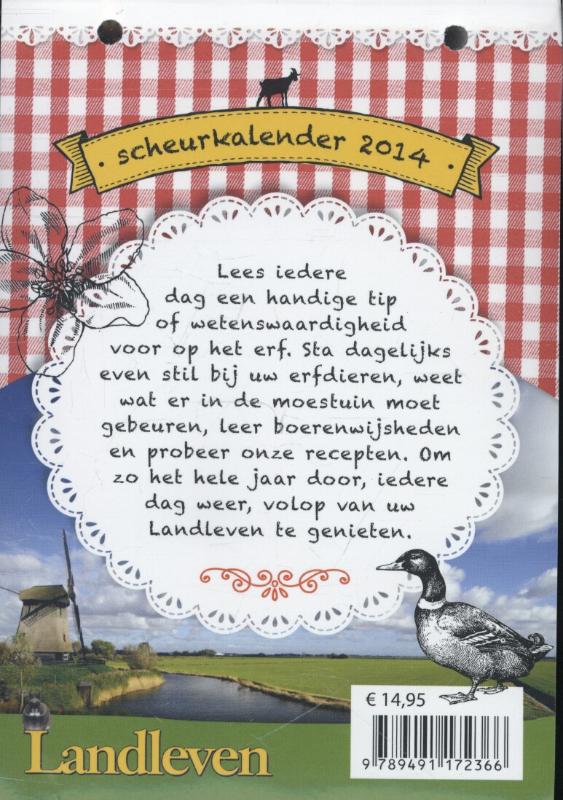 Achterkant van 2014