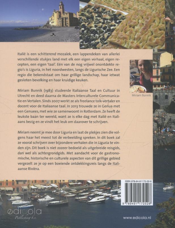 Achterkant van liefde voor Liguria