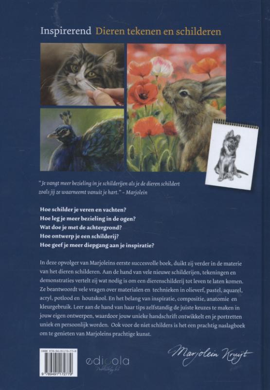 Achterkant van Inspirerend dieren tekenen en schilderen