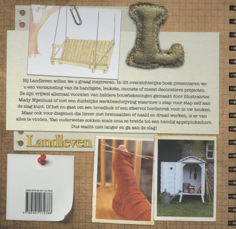 Achterkant van Aan de slag met landleven