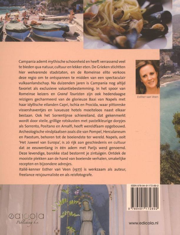 Achterkant van De charme van Napels en Campania