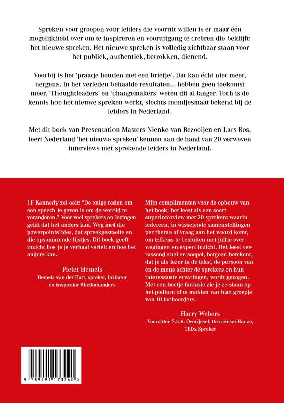 Achterkant van Sprekend leiderschap