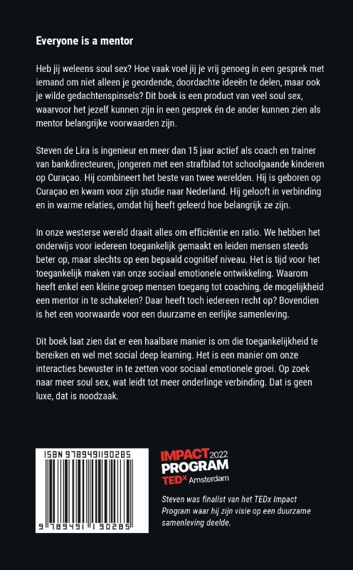 Achterkant van Everyone is a mentor