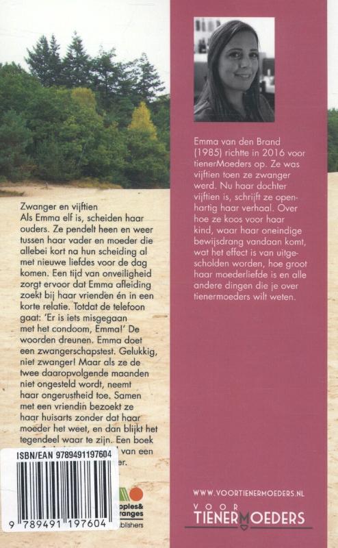 Achterkant van Tienermoeder van Zoe