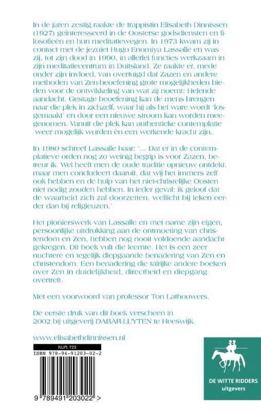 Achterkant van Wegen naar helende aandacht