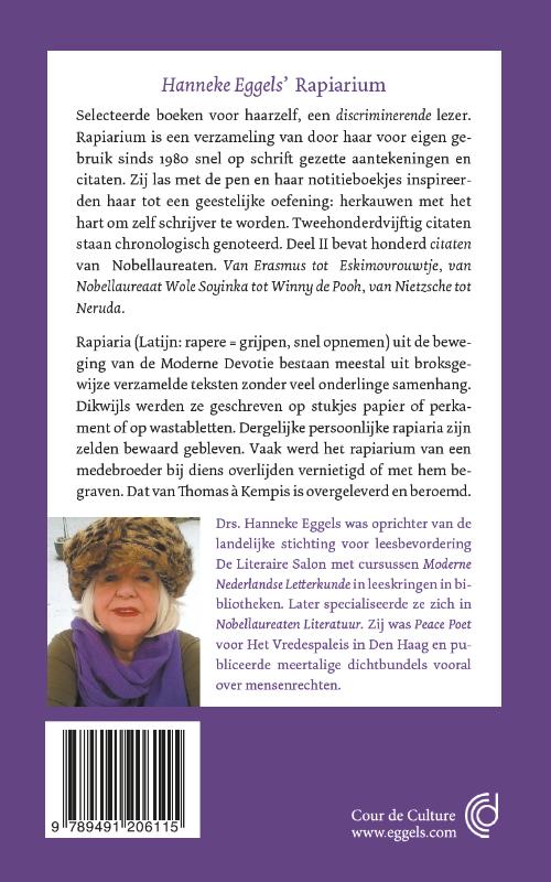Achterkant van Rapiarium
